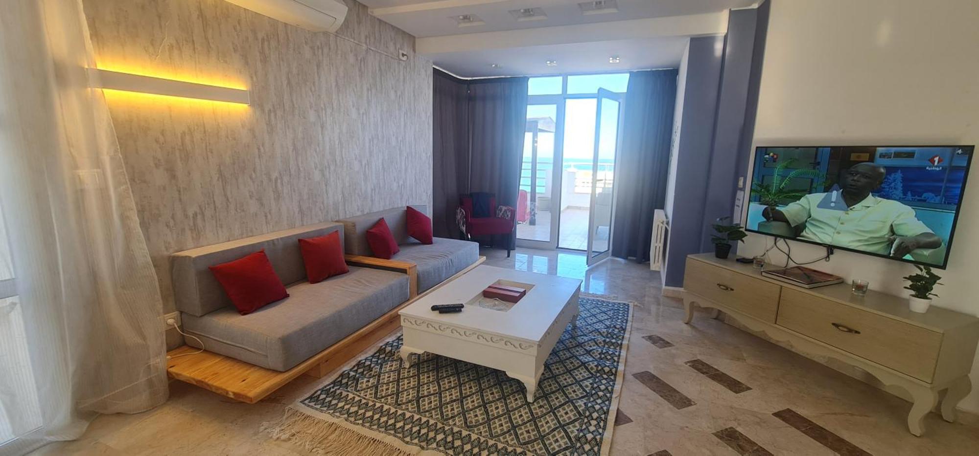 Seven Sky Penthouse Lägenhet Sousse Exteriör bild