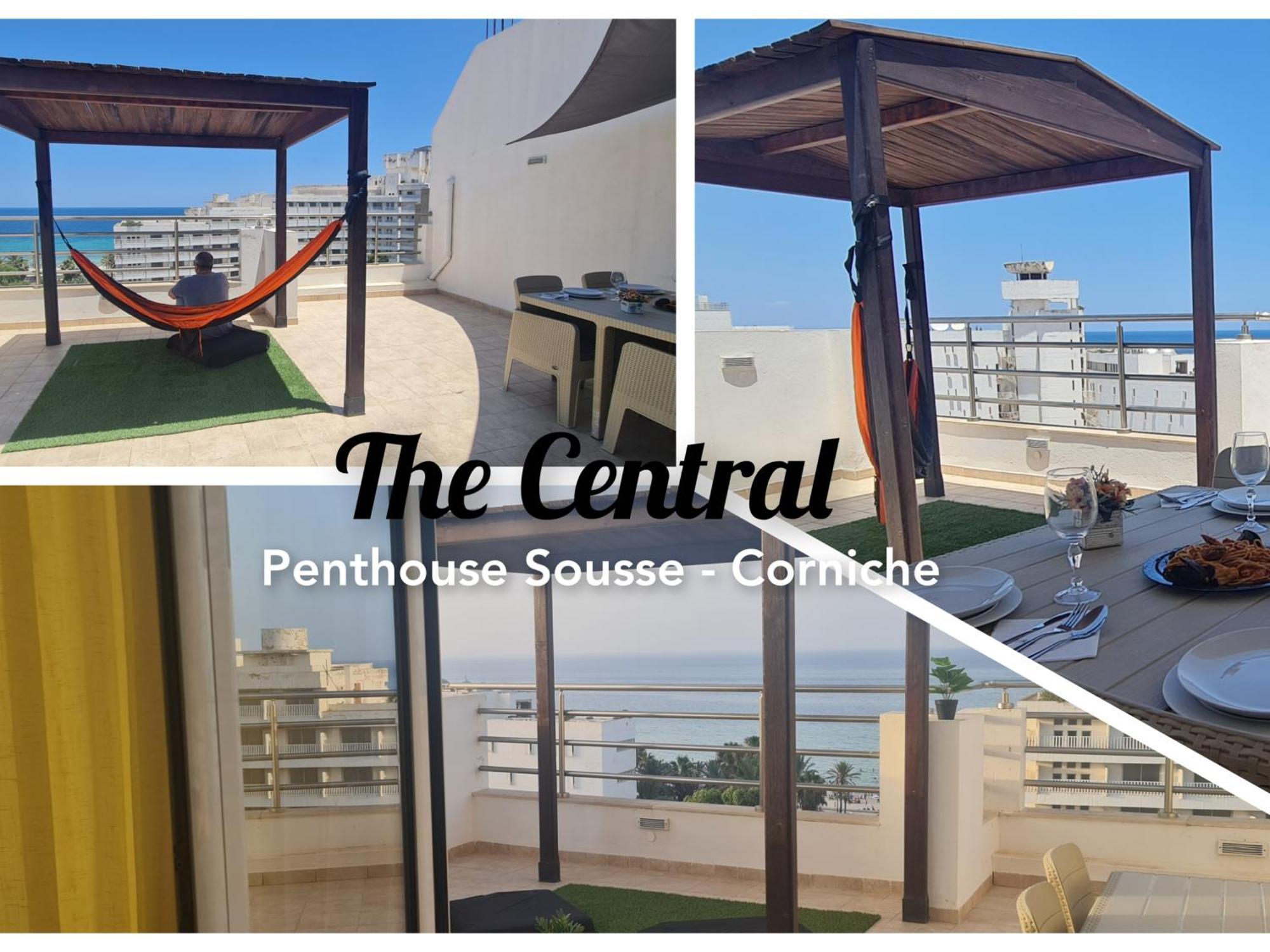 Seven Sky Penthouse Lägenhet Sousse Exteriör bild