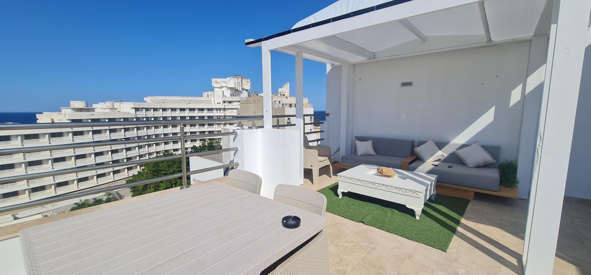 Seven Sky Penthouse Lägenhet Sousse Exteriör bild