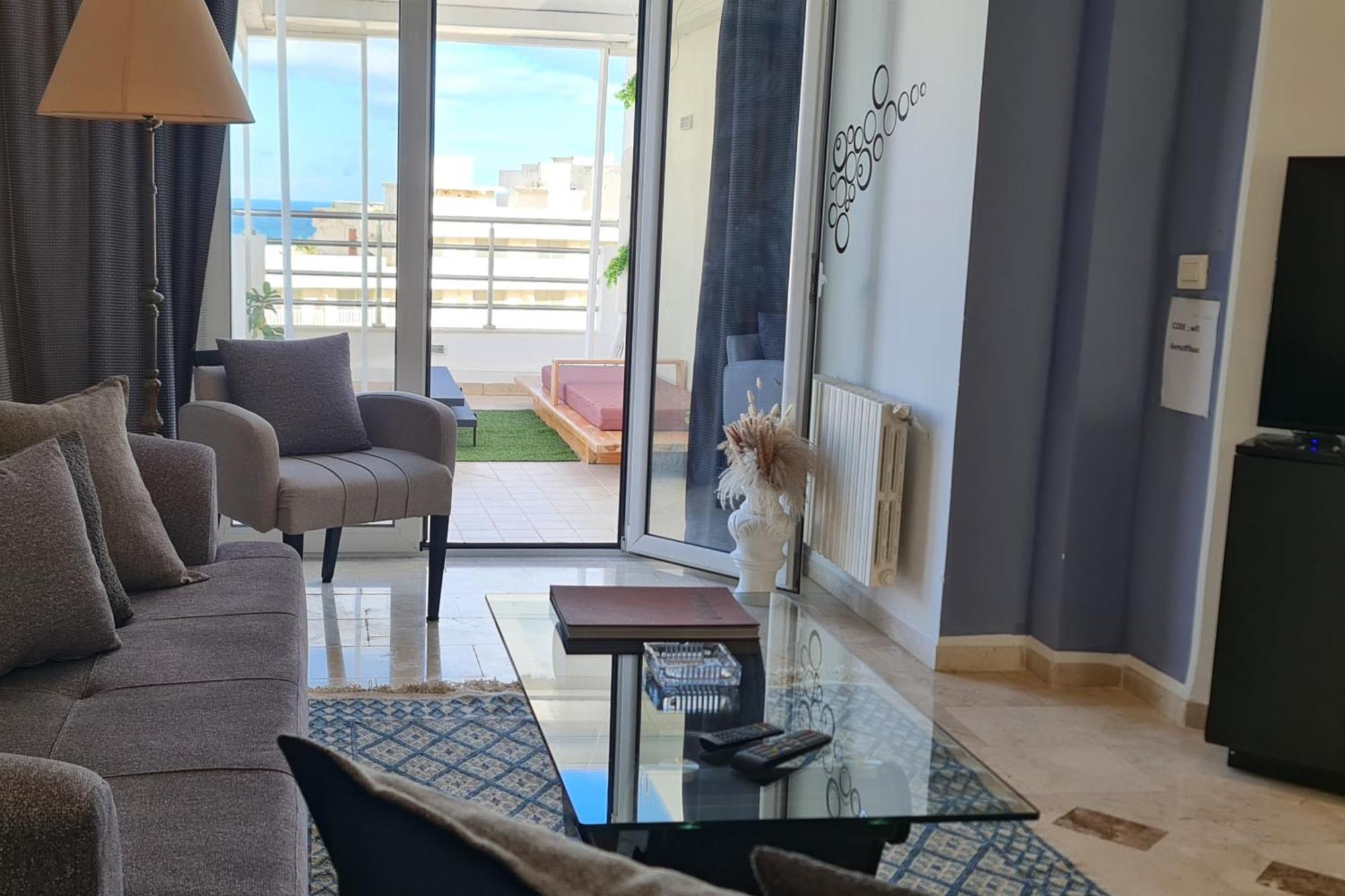 Seven Sky Penthouse Lägenhet Sousse Exteriör bild